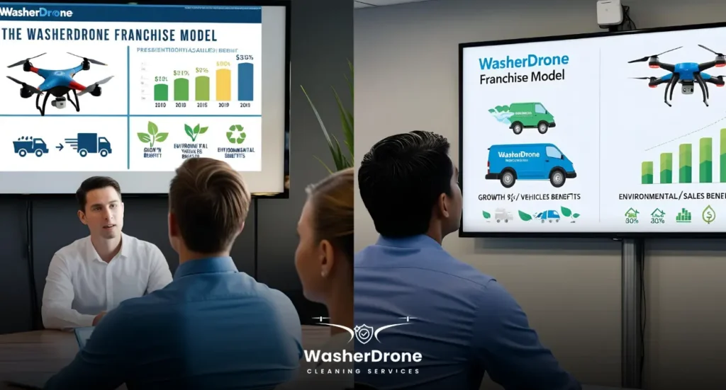 Presentation about WasherDrone franchise model.